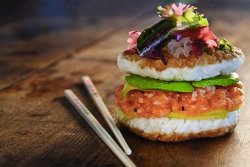 Sushi burger