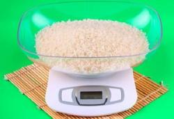 ¿Cuánto arroz es una porción?