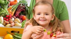 Dieta vegetariana para niños
