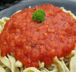 Salsa de tomate casera para pasta