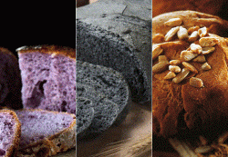 Pan violeta, un nuevo superalimento o pan negro, al carbón vegetal