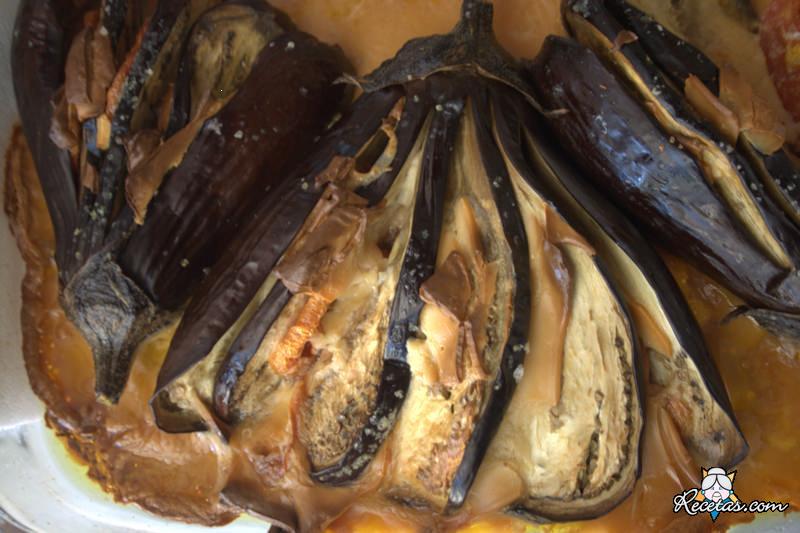 Abanico de berenjenas