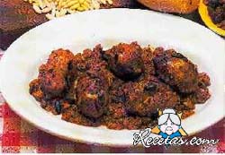 Escalopes agridulces