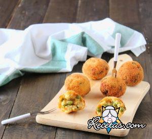 Albóndigas de merluza y verduras