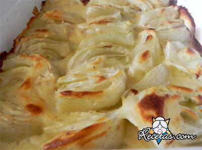 Alcauciles a la bechamel