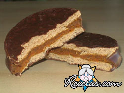 Alfajores de chocolate