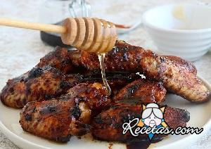 Alitas de pollo glaseadas al horno
