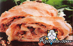 Arrollado de manzana