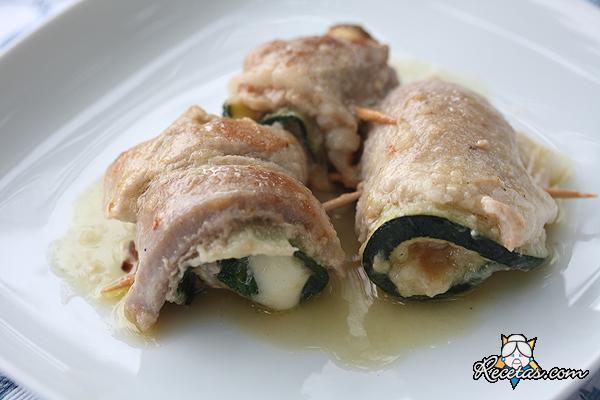 Arrolladitos de cerdo