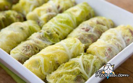 Arrolladitos de col