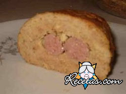 Arrollado relleno a la mostaza