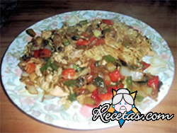 Arroz con fideos