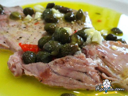 Atún fresco a la parrilla