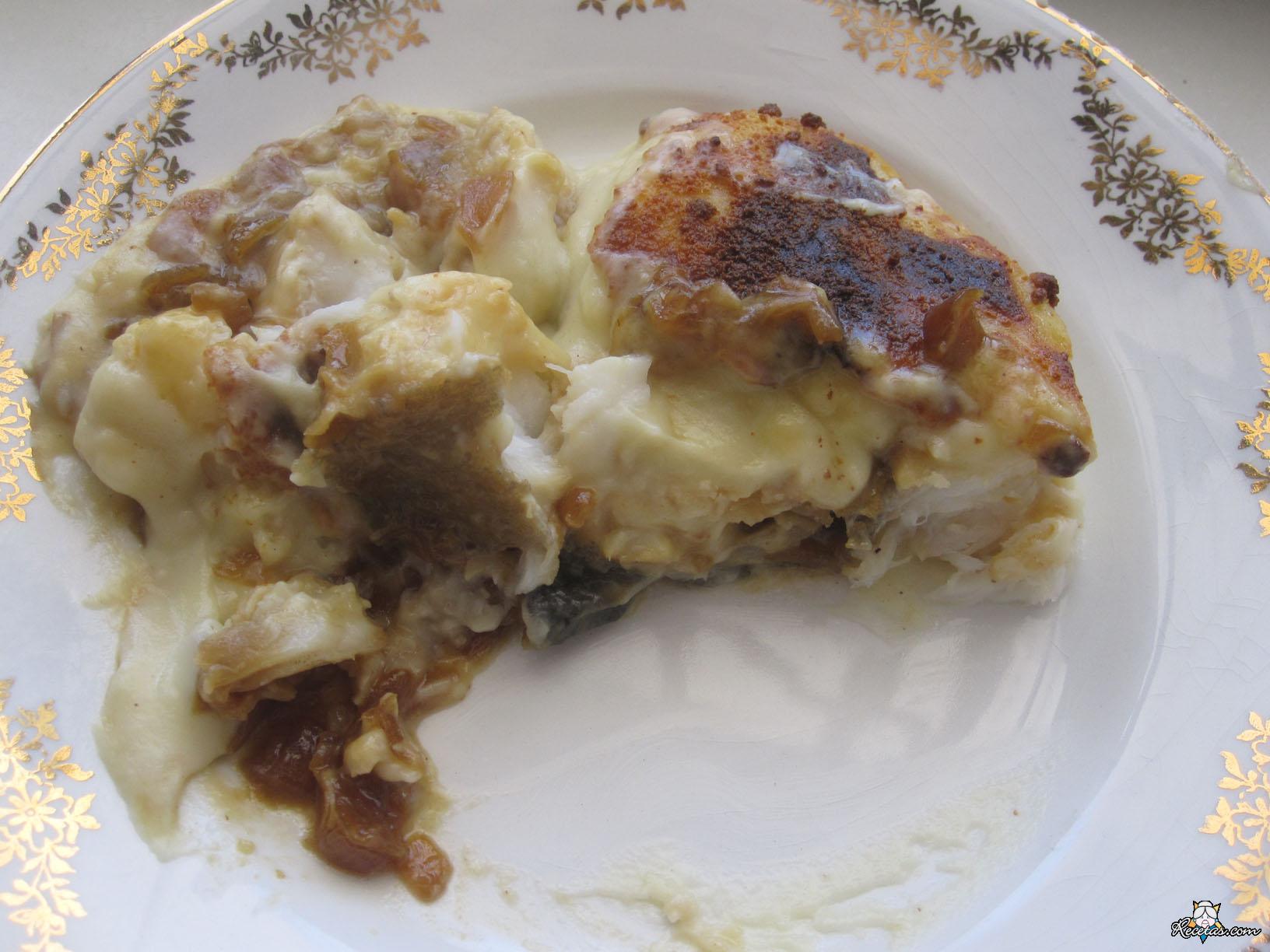 Bacalao con bechamel