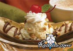 Bananas al chocolate