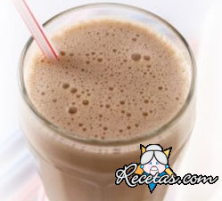 Batido caliente de chocolate