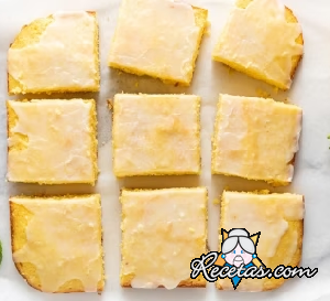 Bizcochos húmedos de limón