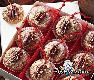 Bolitas de coco y nueces de pecan