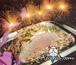 Bomba bicolor helada