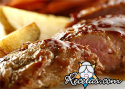 Bondiola de cerdo a la mostaza