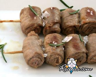 Brochetas de rolls