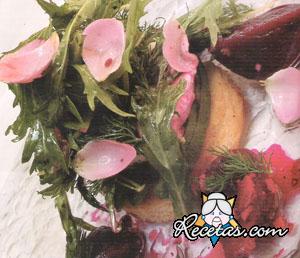 Bruschetta de pan brioche con mozzarella