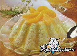 Budín cremoso a la naranja