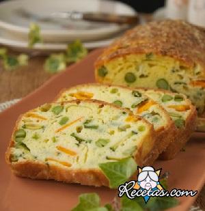 Budín con verduras de estación