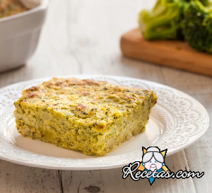 Budín de brócoli