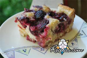 Budín de cerezas