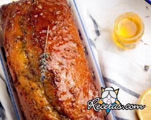 Budín de limón a la lavanda