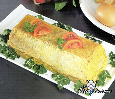 Budín de papa y queso