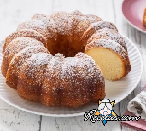 Budín de vainilla sin huevos