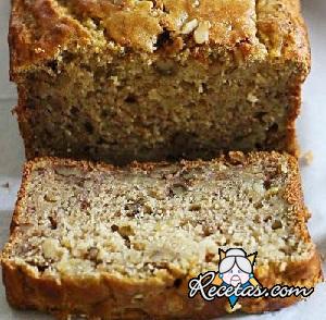 Budín vegano de banana