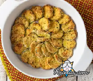 Calabacines al horno con panko