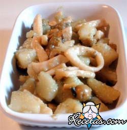 Cazuela de calamares