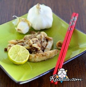 Calamares ajo y pimienta