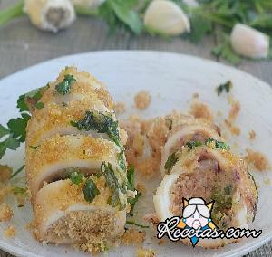 Calamares rellenos al horno