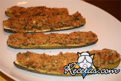 Calabacines rellenos de arroz y carne...