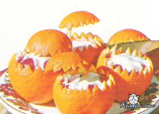 Canastitas de naranja