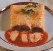Canelones de verdel y hortalizas