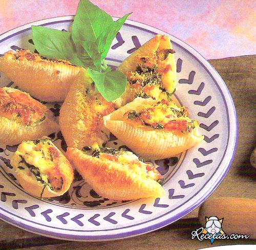 Caracoles rellenos