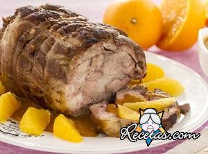 Carne asada a la naranja