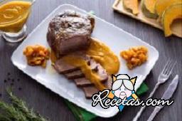 Carne estofada con calabaza