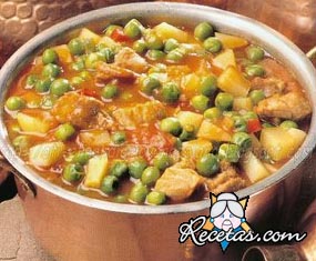 Carne guisada con papas