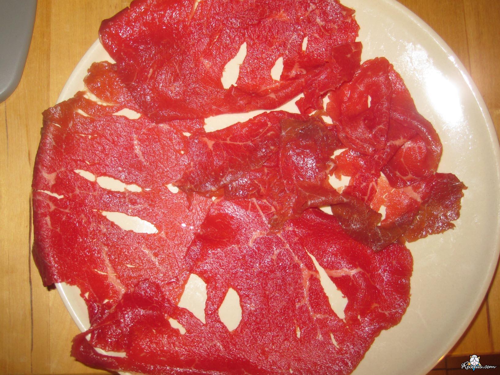 Carpaccio de ternera