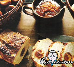 Carré de cerdo Damasco