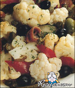 Coliflor a la griega