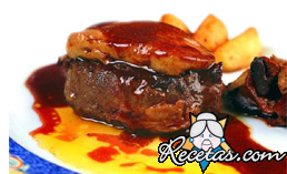 Solomillo de cerdo con batatas