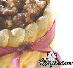 Charlotte de marrons glacés